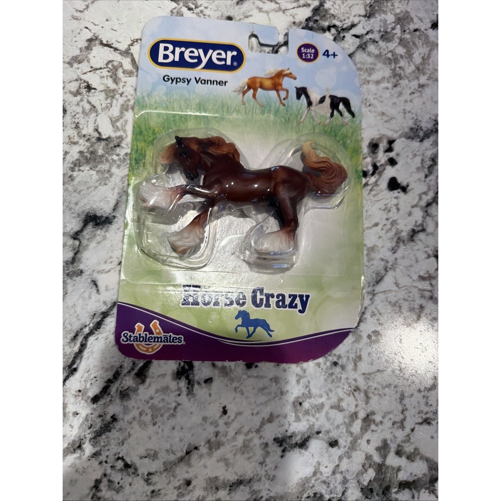 BREYER Stablemate Horse Crazy Collection Gypsy Vanner #97244
